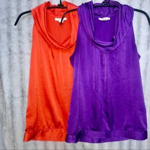 💜NWOT Calvin Klein Sleeveless Blouse Bundle